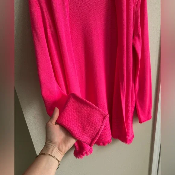 Lilly Pulitzer Noble Fringe Cardigan - XL - Picture 4 of 8